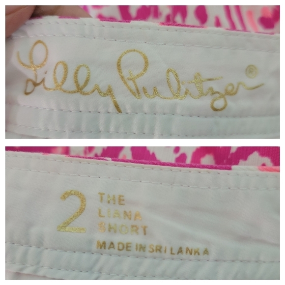 Lilly Pulitzer The Liana Short Magenta Tons Of Fun Barbiecore Sz 2 - Picture 9 of 12